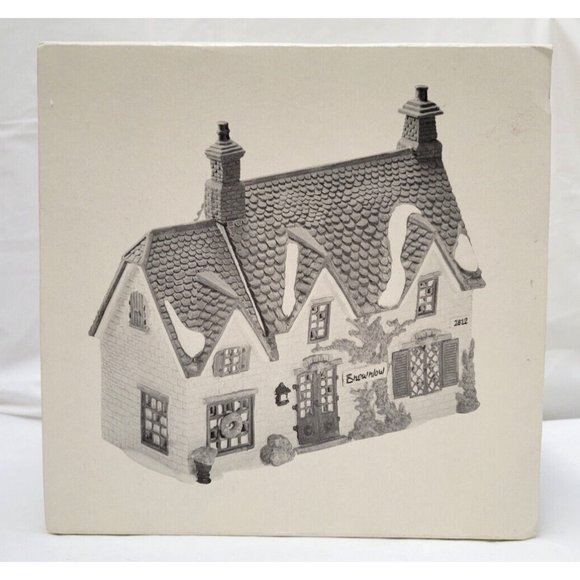VTG Dept 56 Dickens' Village Series Oliver Twist BROWNLOW HOUSE #55530 Retired - Picture 9 of 13